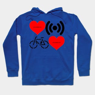 Heart Sound Bike Heart B Hoodie